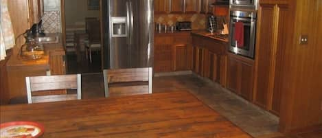 Kitchen and breakfast nook which is part of family room.