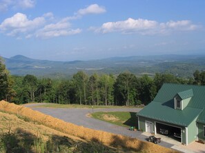 A view of the Blue Ridge from above the house