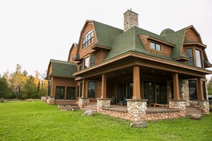 Eastside covered porch