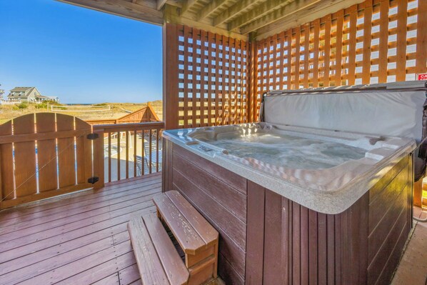 Surf or Sound Realty - 177 - Horatio's Hideaway - Hot Tub