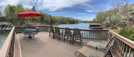 Panoramic view from the upper dock