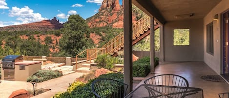 The Tuscan Suite #3 Patio views. 