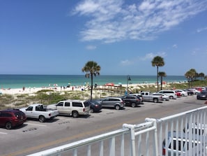 View North from shared balcony