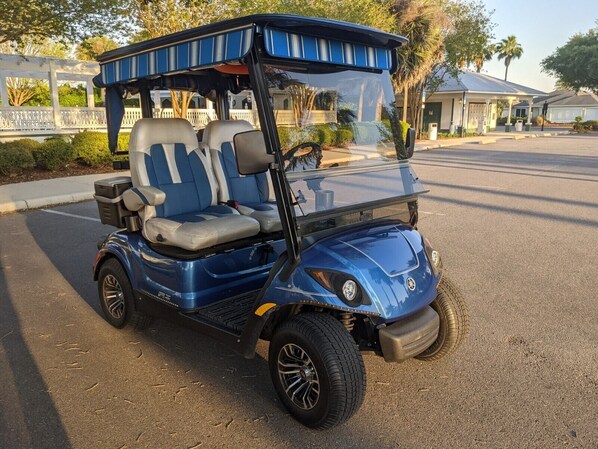 2 Seater Yamaha Gas Cart for your enjoyment to discover The Villages.