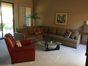 Comfortable, spacious living room