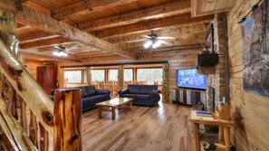 looking into family room from front door