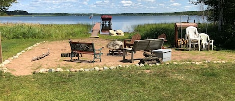 Looking from house to lake!