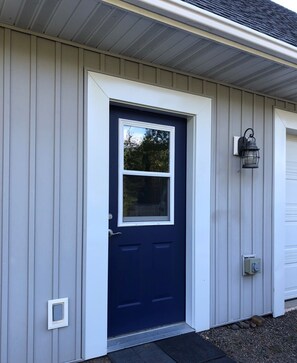 Front door.