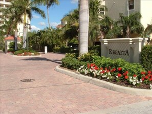 The Regatta is gated with covered assigned parking spaces.