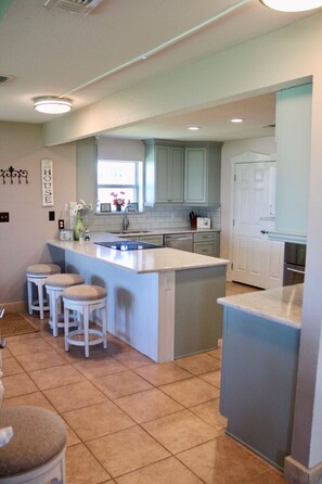 Newly remodeled kitchen 