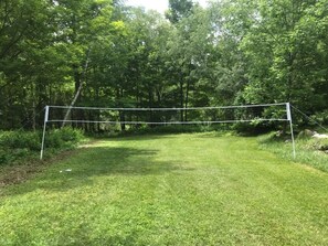 Badminton anyone? We have 8 rackets, birdies, and a volleyball too!