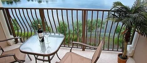 Balcony View of Lake Cay