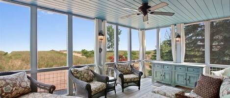 Front porch off main floor living room