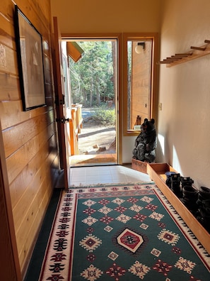 Entryway facing out to driveway