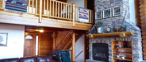 Fireplace in Family Room