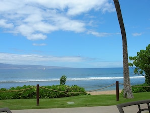 Beach walk at Maui Marriott
