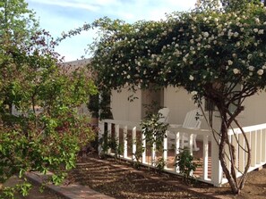 front porch with gorgeous views