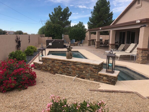 Backyard view