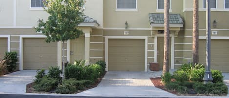 Front of Townhome Garage Included