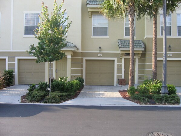 Front of Townhome Garage Included