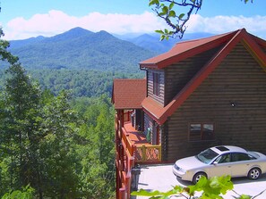 Located Mountainside and offering THE BEST 180 degree views of the Smoky's