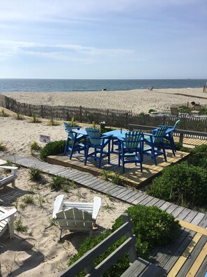 Private deck on the dune