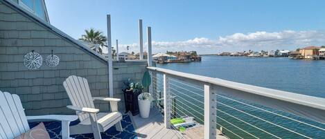 Magnificent top deck view off Master bedroom