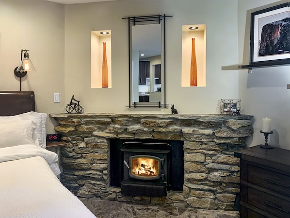 Firewood can be purchased at Vons/Rite Aid for the fireplace during your stay