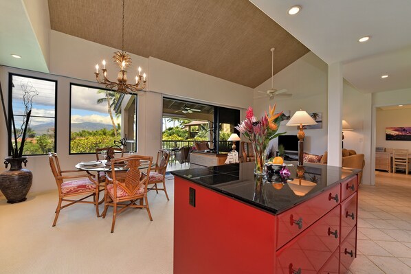 Open living area with lovely ocean view