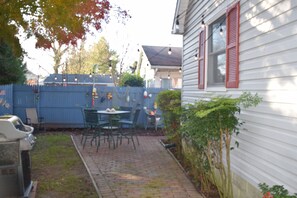 Overhead lights installed - gas grill