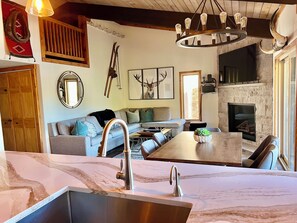 Main Room with Gas Fireplace