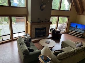 Great room from loft stairs