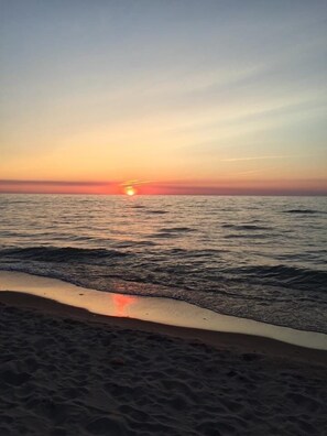 Sunset from the beach!