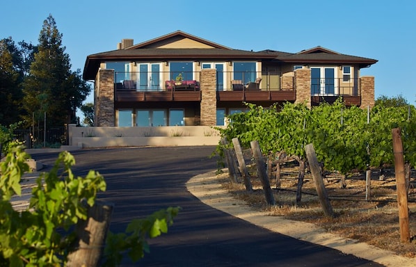 Main residence, top of the vineyard.