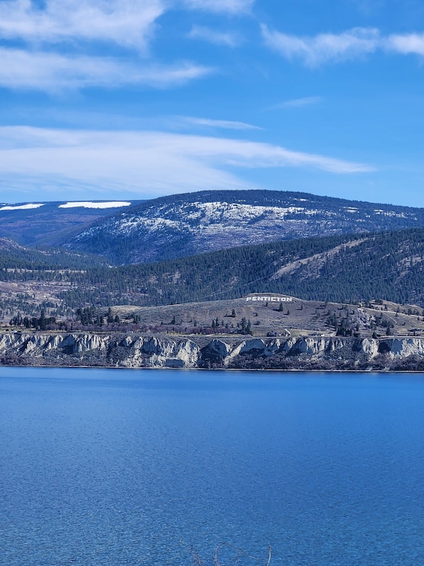 Spectacular view from private deck area.