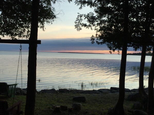 Utsikt mot havet/stranden