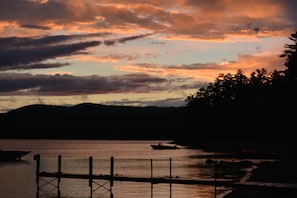 View of the dock looking west