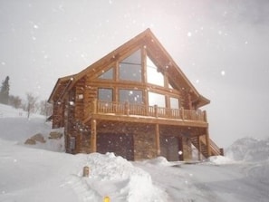 We love our mountain log home. Quiet and secluded. Once there, we never leave.