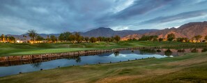 13th Hole from porch at sundown