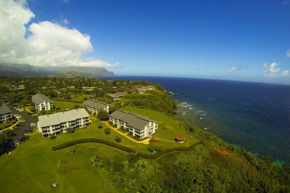 Aerial Photo of the Bluff to Mt Makana