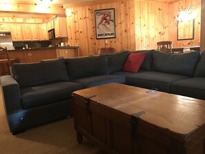 Brand new top of the line sectional. Easily seats 6. Super comfy!