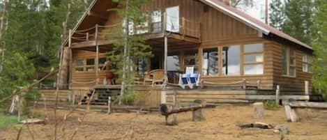 View of house from the beach.