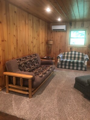 Living room with pull out bed. 