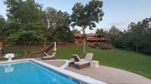 Breathtaking views over Lake Norfork from the many covered decks and rooms.
