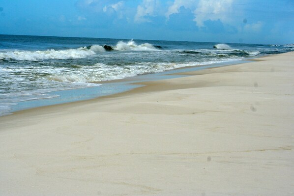 Beach in front of the Spinnaker