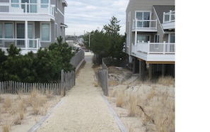 Private beach access