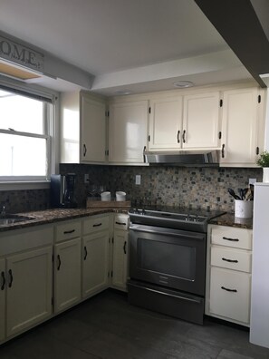 Kitchen Cook Area with New Appliances