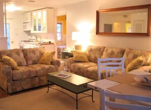 Den with pull out sofa