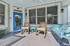 One of 3 porches for you to enjoy