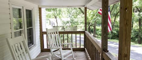 Relax on your front porch.